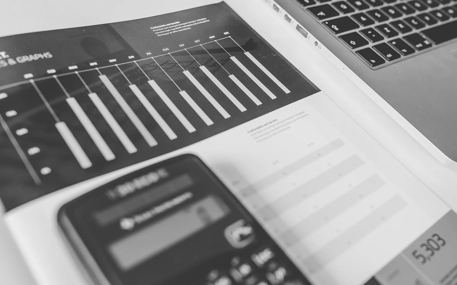 Calculator, numbers and accounting