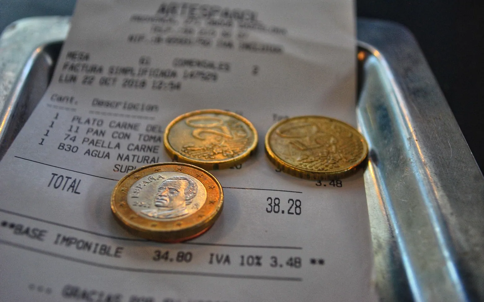 Bill, coins and money