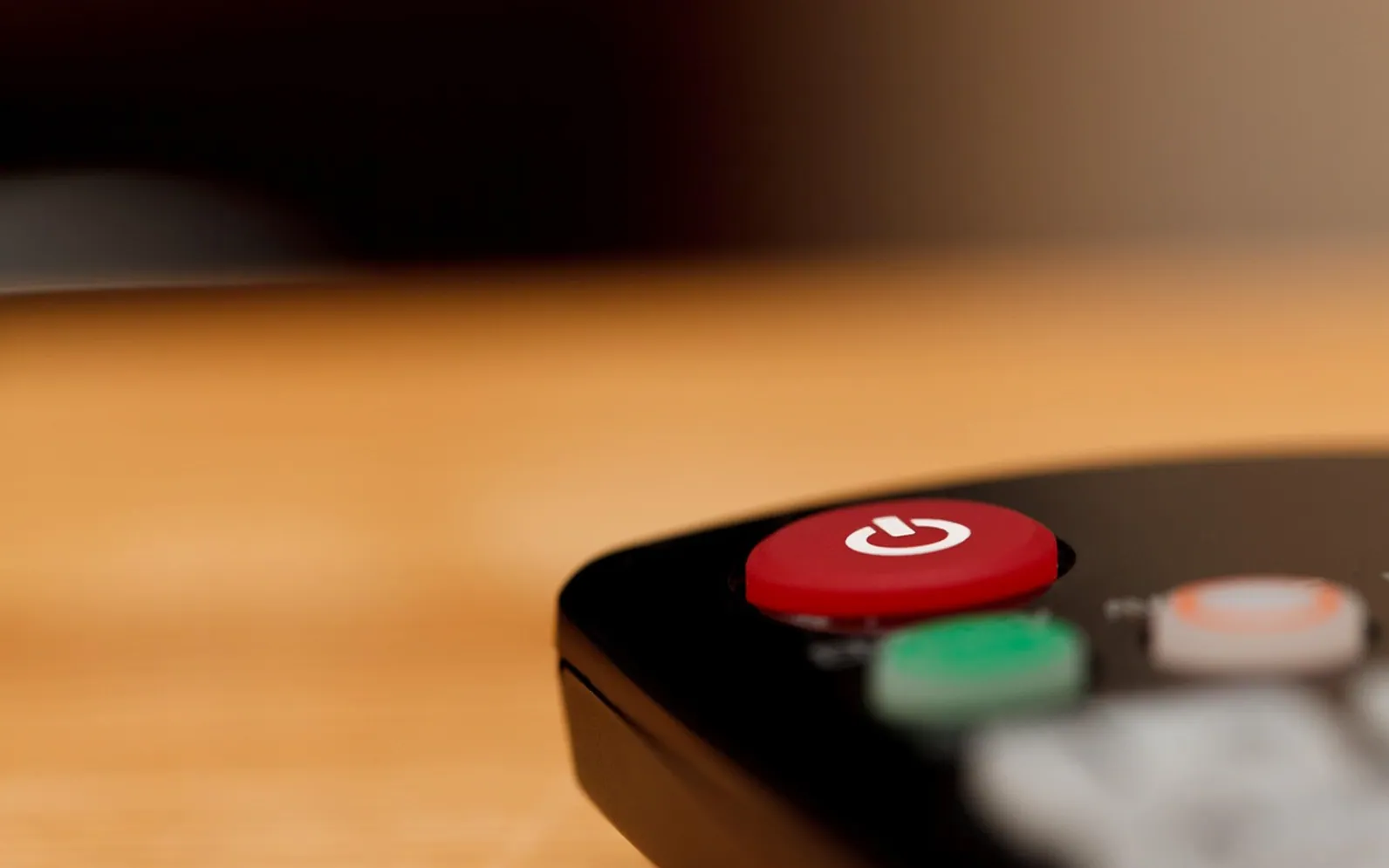 Black, button and communication